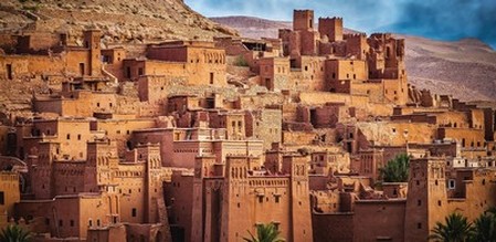 La Kasbah Ait Benhaddou est profiter un bon moment dans ce ancient village 