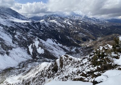 the breathtaking High Atlas Mountains in winter